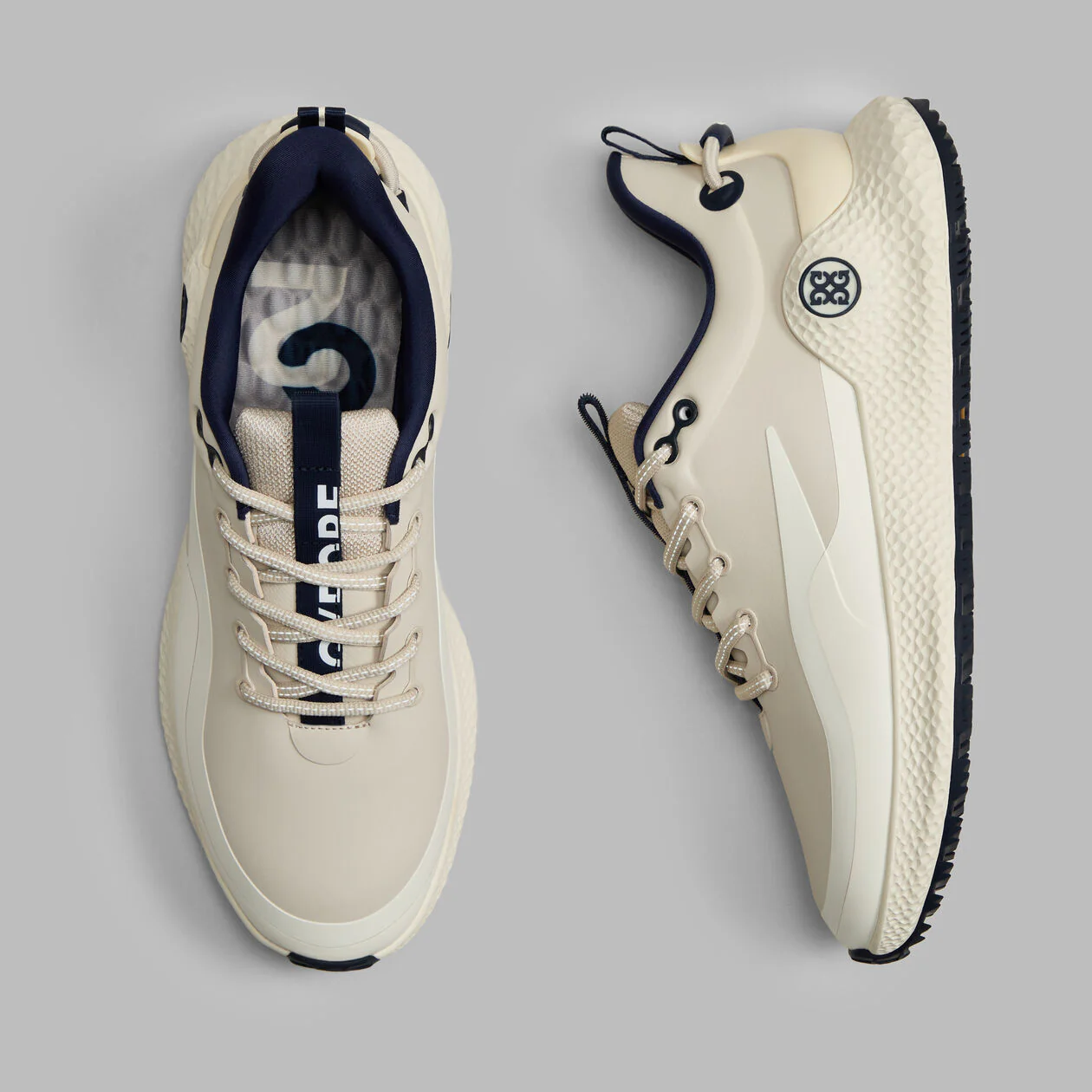 G/FORE MG4+ O2 Men’s Golf Shoes - Pumice / Chalk White - Image 3