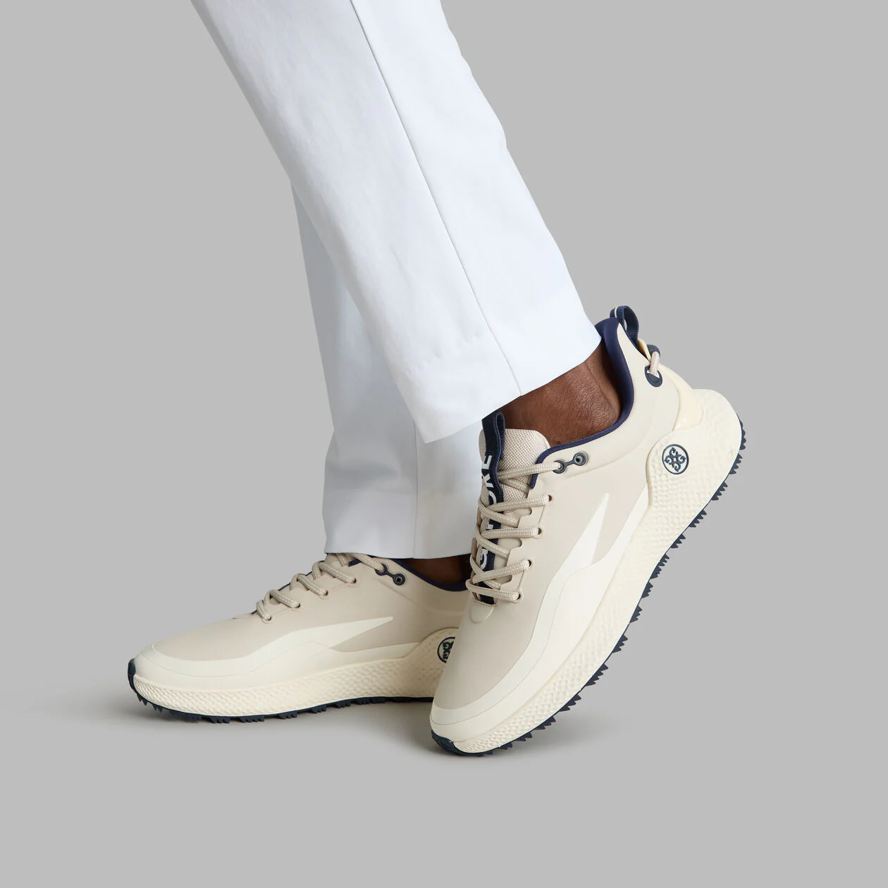 G/FORE MG4+ O2 Men’s Golf Shoes - Pumice / Chalk White - Image 6