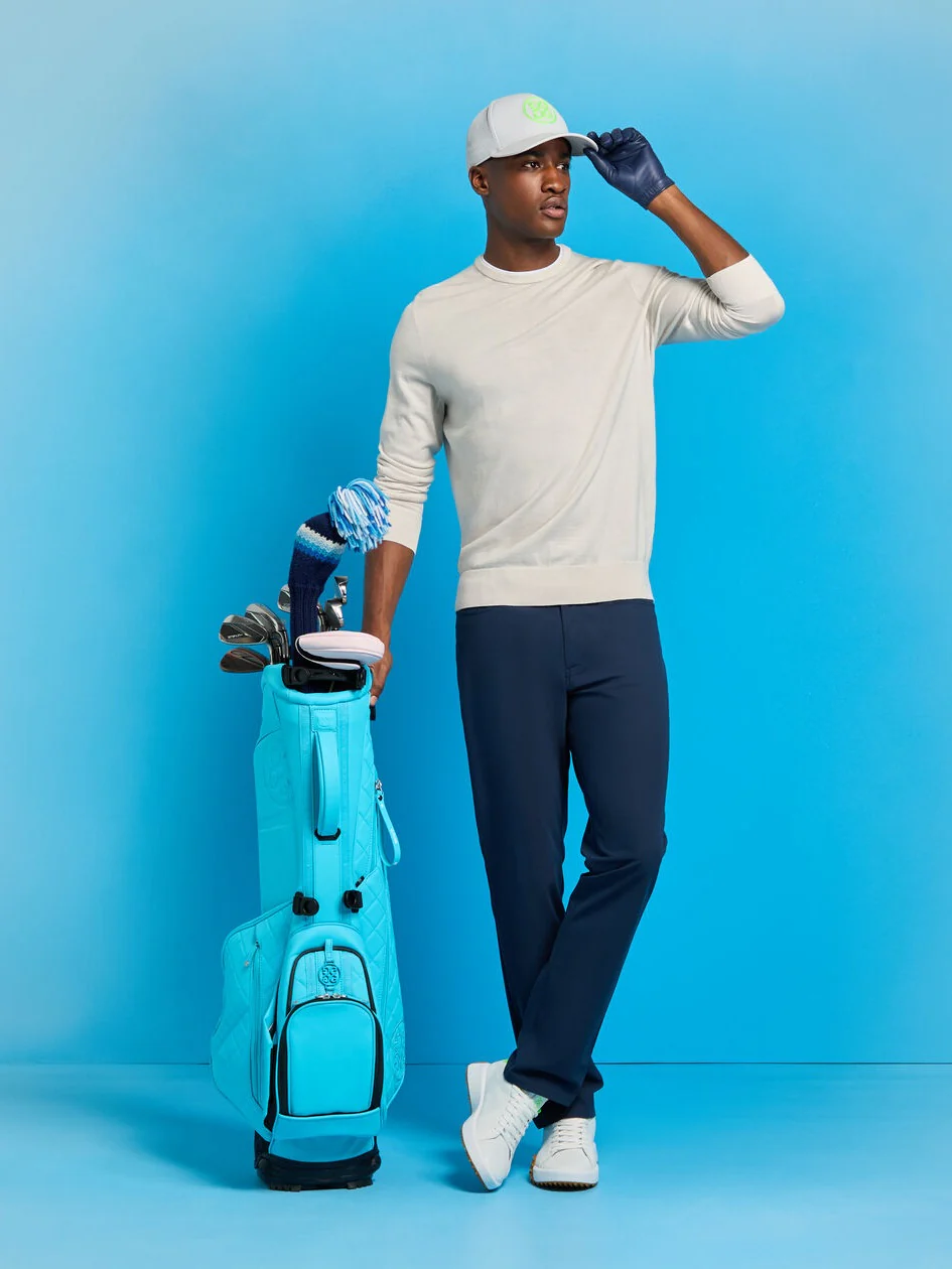 G/FORE Tour 5 Pocket Stretch Trousers – Men’s Technical Straight Leg – Twilight Navy - Image 2