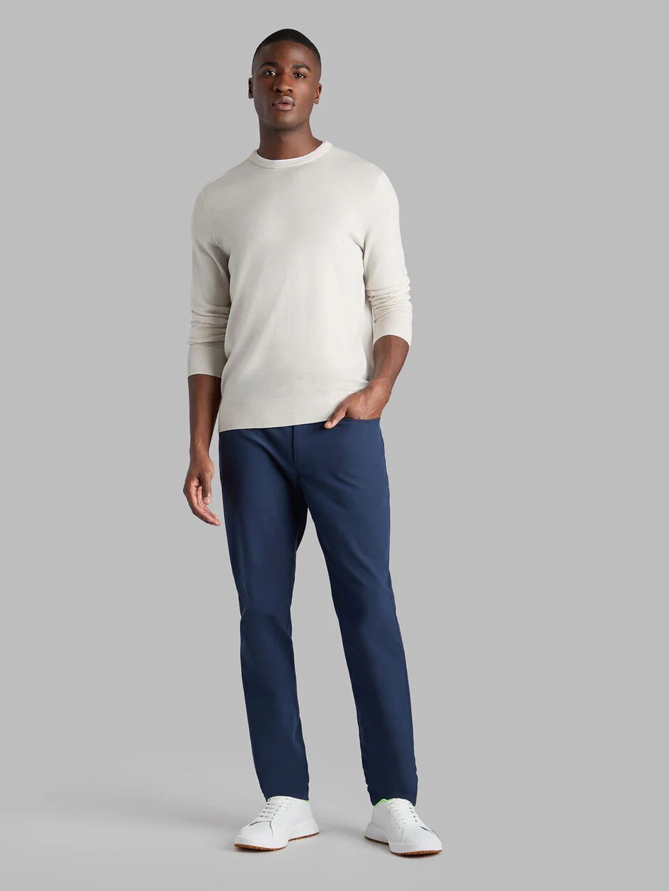 G/FORE Tour 5 Pocket Stretch Trousers – Men’s Technical Straight Leg – Twilight Navy - Image 3