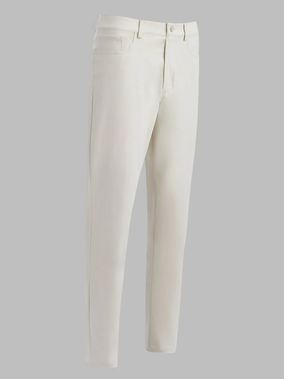 G/FORE Tour 5 Pocket Stretch Trousers – Men’s Technical Straight Leg – Stone - Image 6