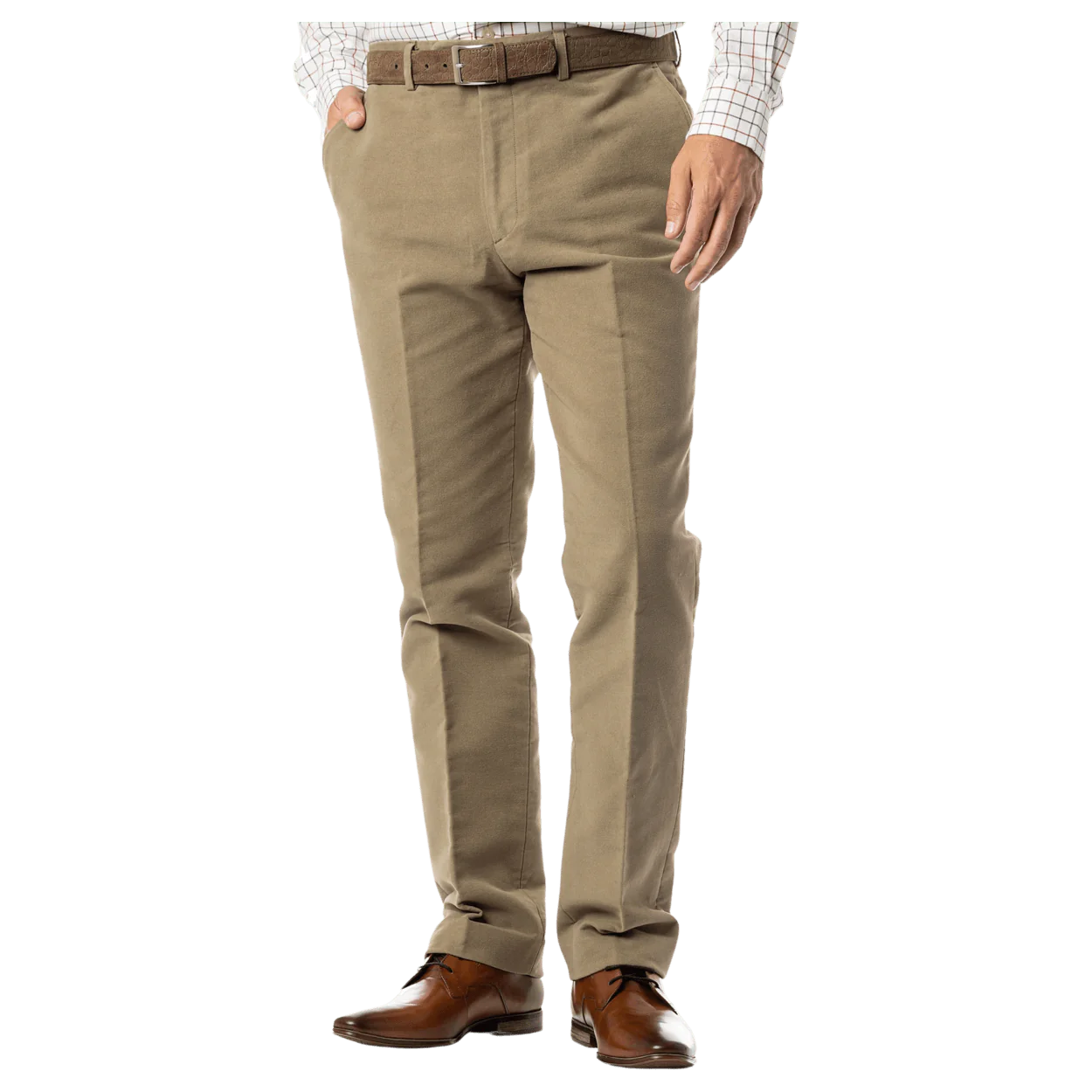 GURTEEN Epsom Moleskin Trousers - Thyme