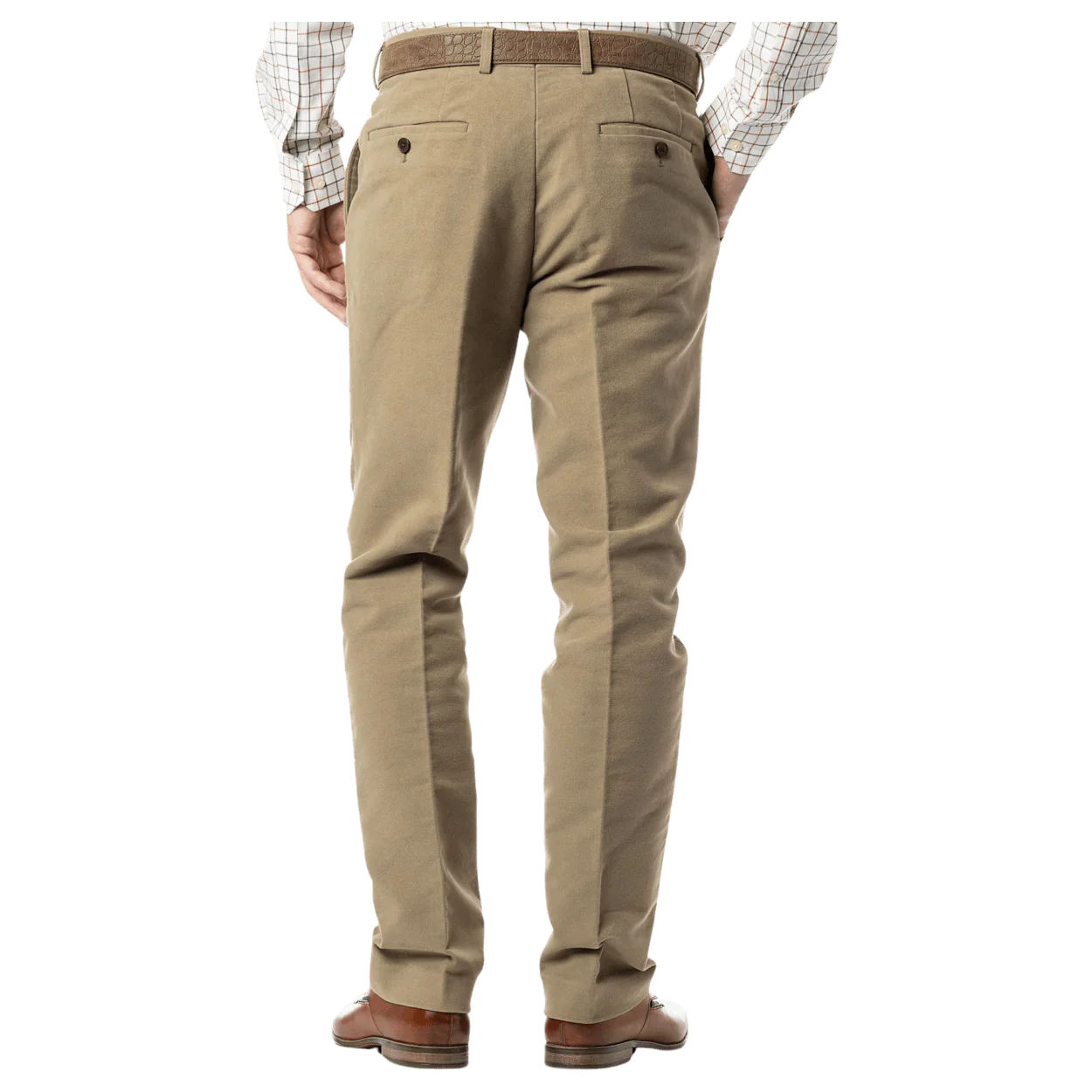 GURTEEN Epsom Moleskin Trousers - Thyme - Image 3
