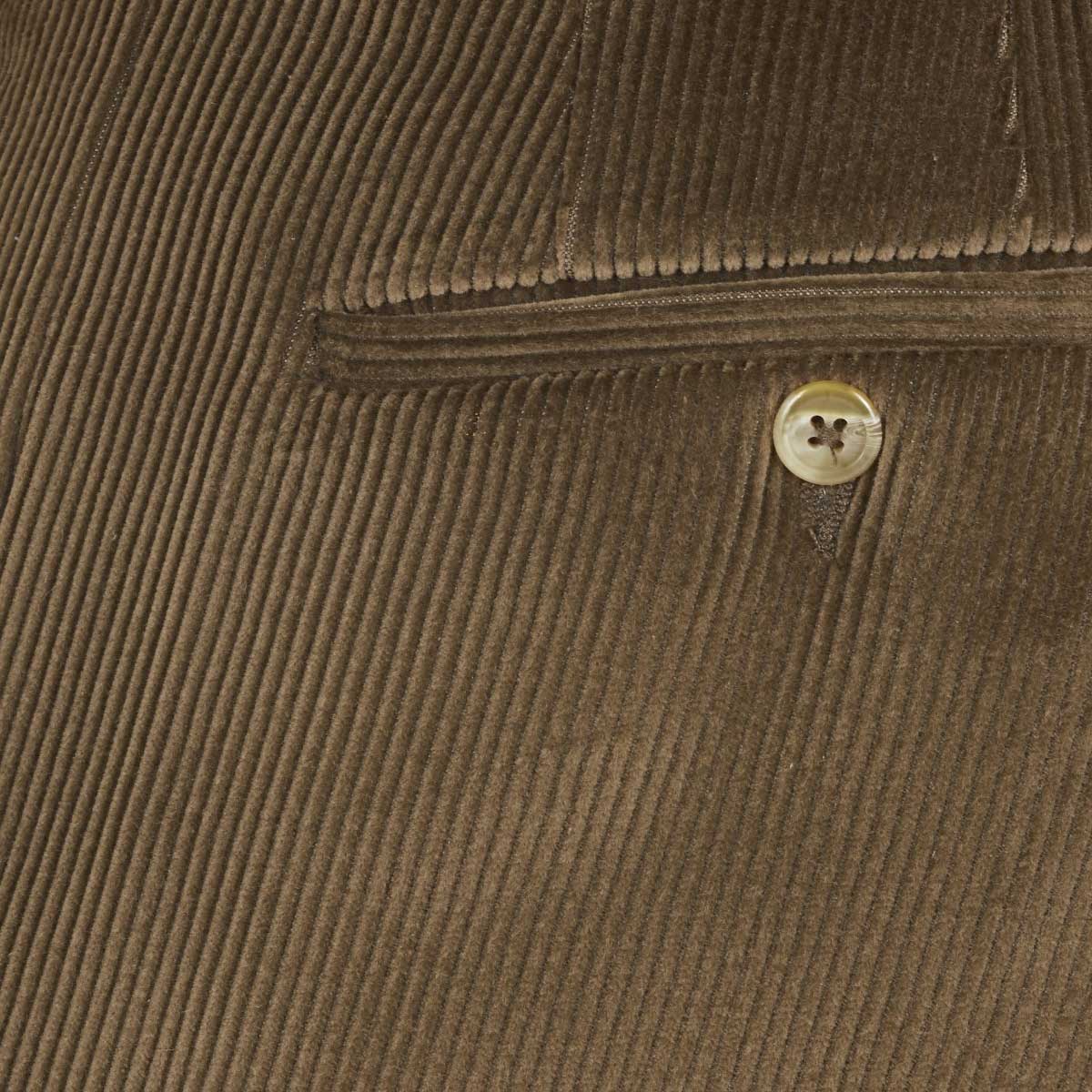 GURTEEN Verona Stretch Cord Trousers - Suede - Image 2