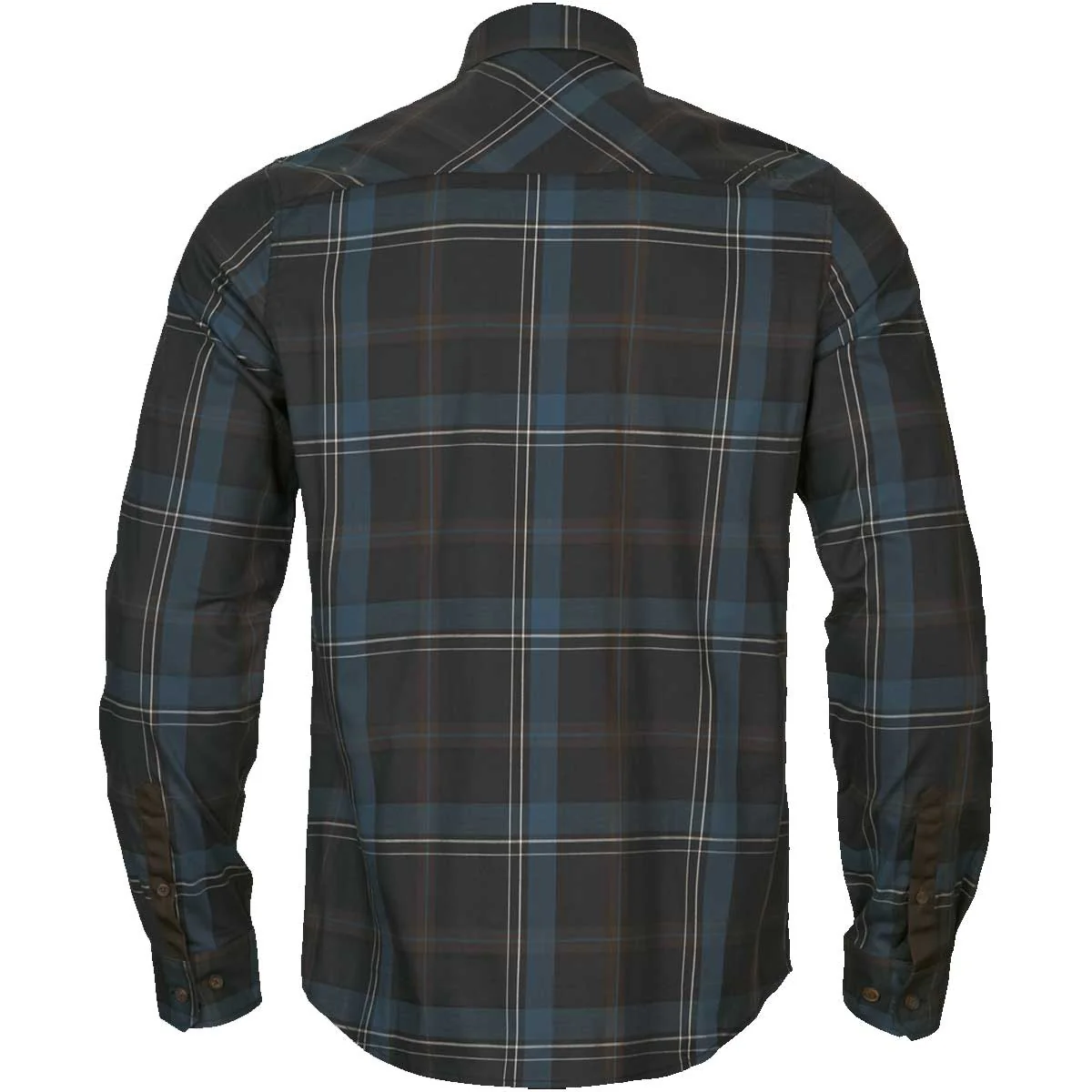 HARKILA Anker Shirt - Mens - Dark Navy Check - Image 2