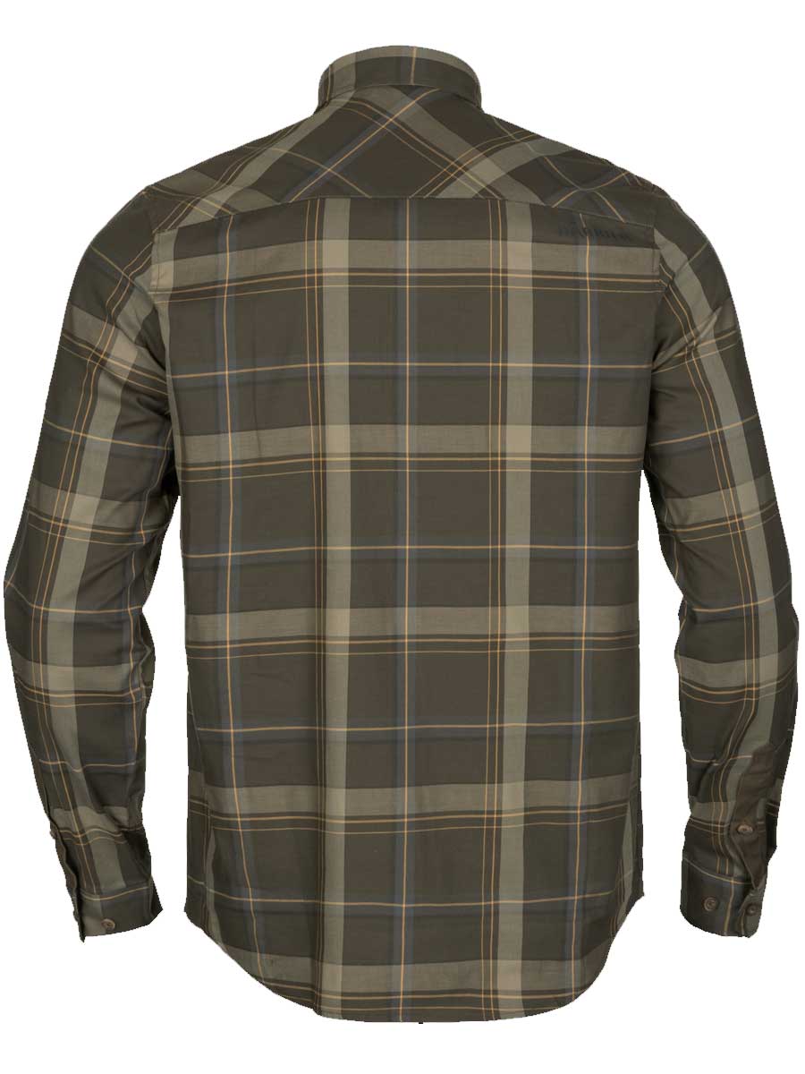 HARKILA Anker Shirt - Mens - Willow Green Check - Image 5