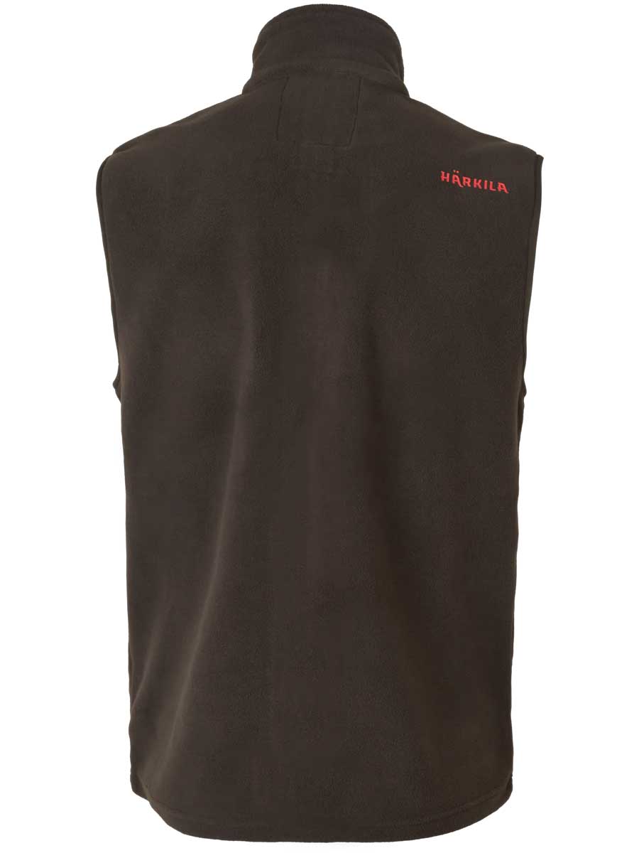 HARKILA Aspire Fleece Waistcoat - Mens - Shadow Brown - Image 4