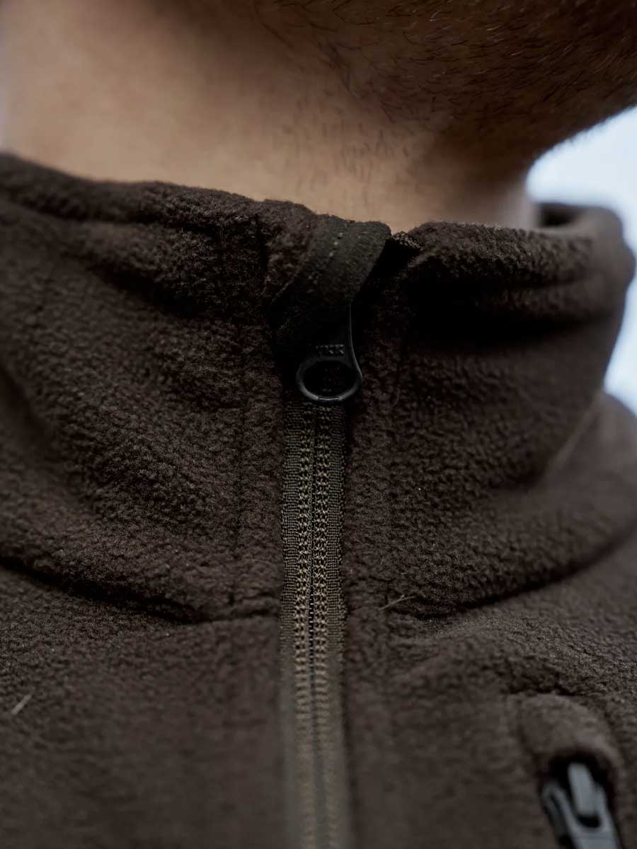 HARKILA Aspire Fleece Waistcoat - Mens - Shadow Brown - Image 5