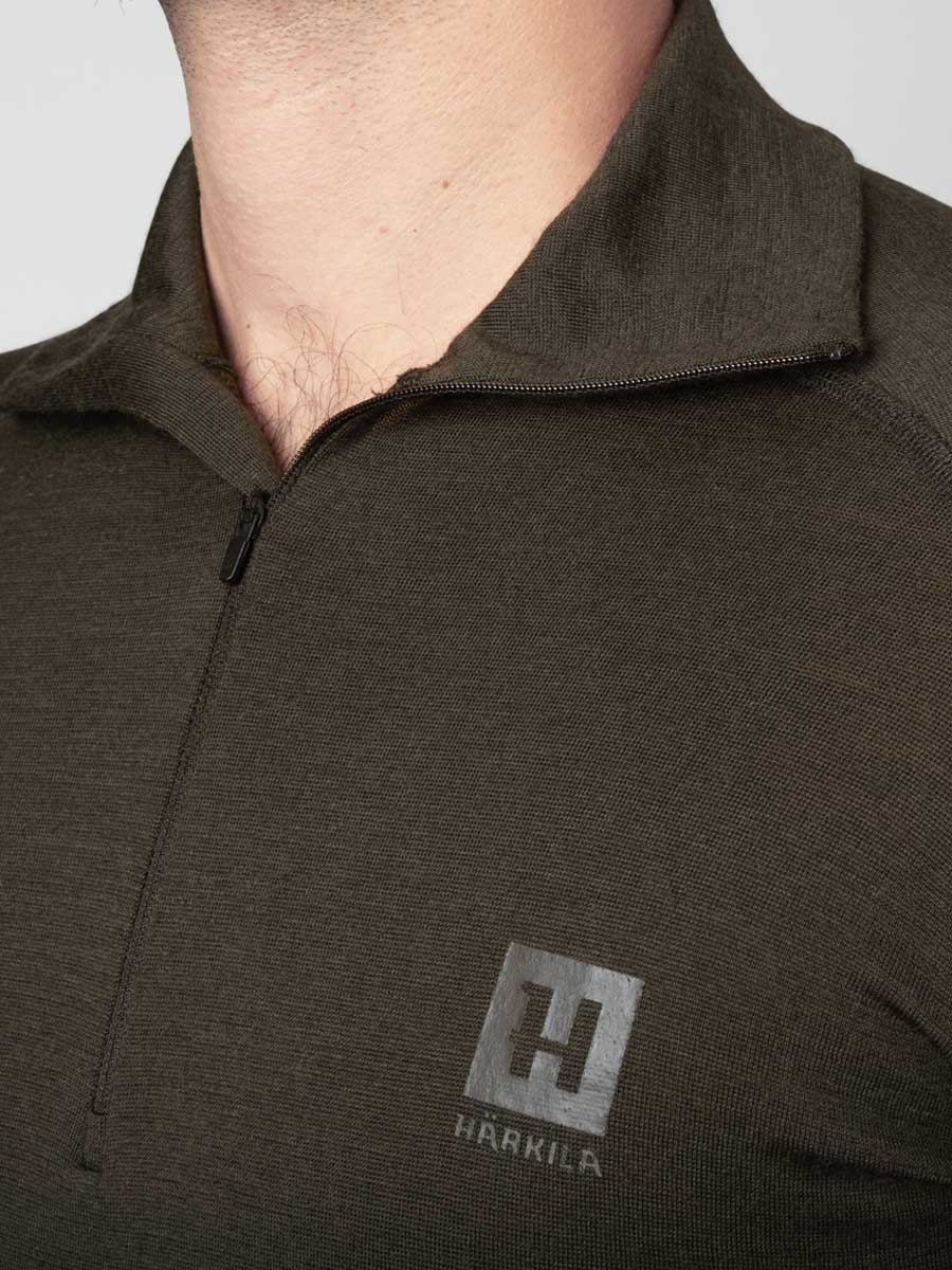 HARKILA Base All Season Half Zip - Mens - Shadow Brown - Image 5
