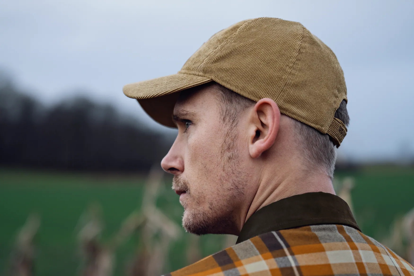 HARKILA Corduroy Cap - Elmwood - Image 5