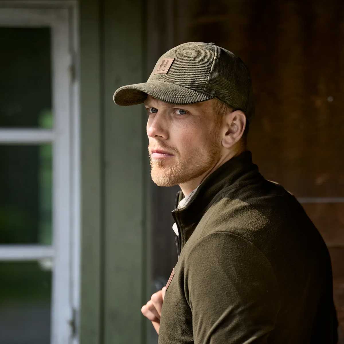 HARKILA Corduroy Cap - Grape Leaf - Image 2