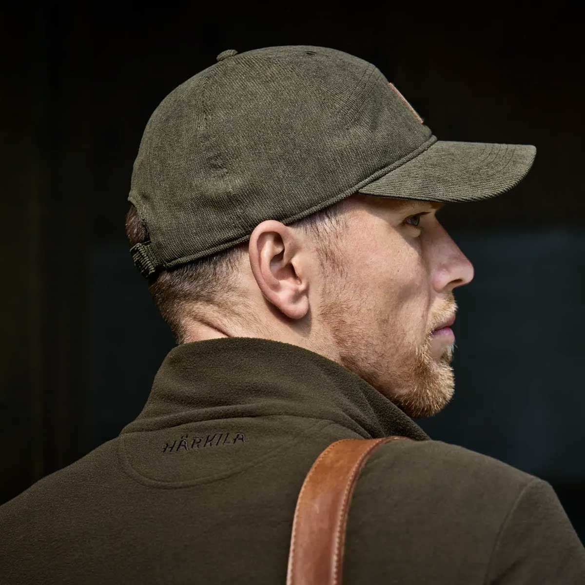 HARKILA Corduroy Cap - Grape Leaf - Image 3