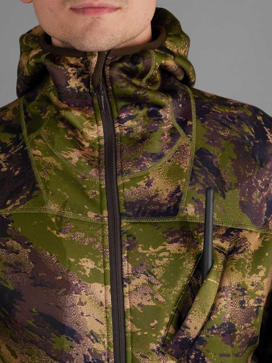 HARKILA Deer Stalker Camo Fleece Hoodie - Mens - AXIS MSP Forest - Image 4
