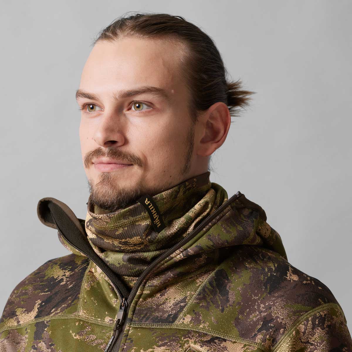 HARKILA Deer Stalker Camo Neck Gaiter - AXIS MSP Forest Green - Image 7