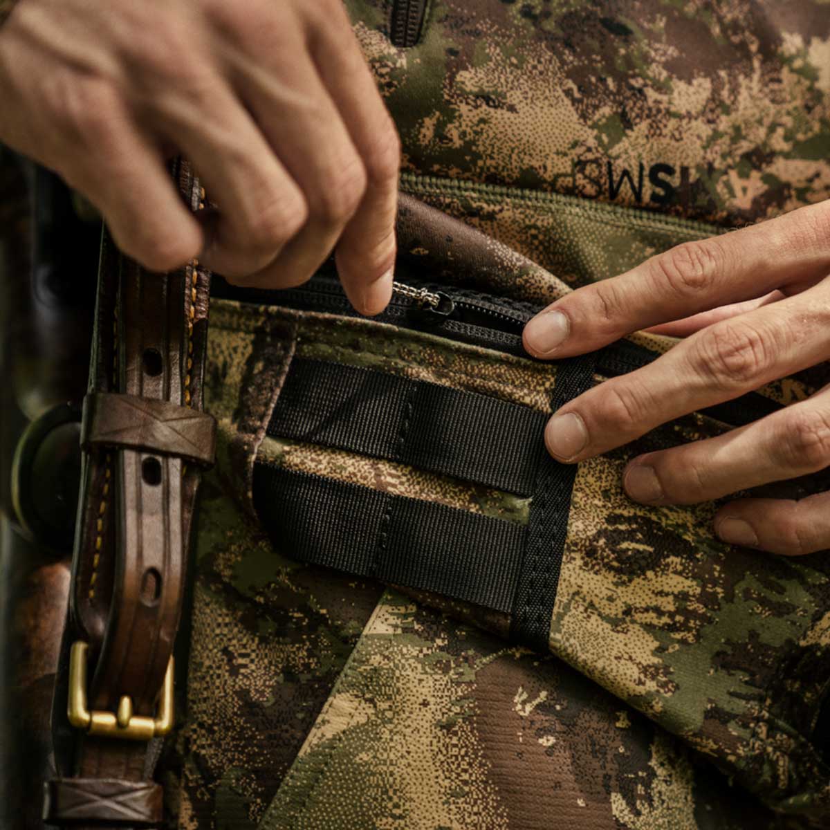 HARKILA Deer Stalker Waist Bag - Camo AXIS MSP Forest Green - Image 5