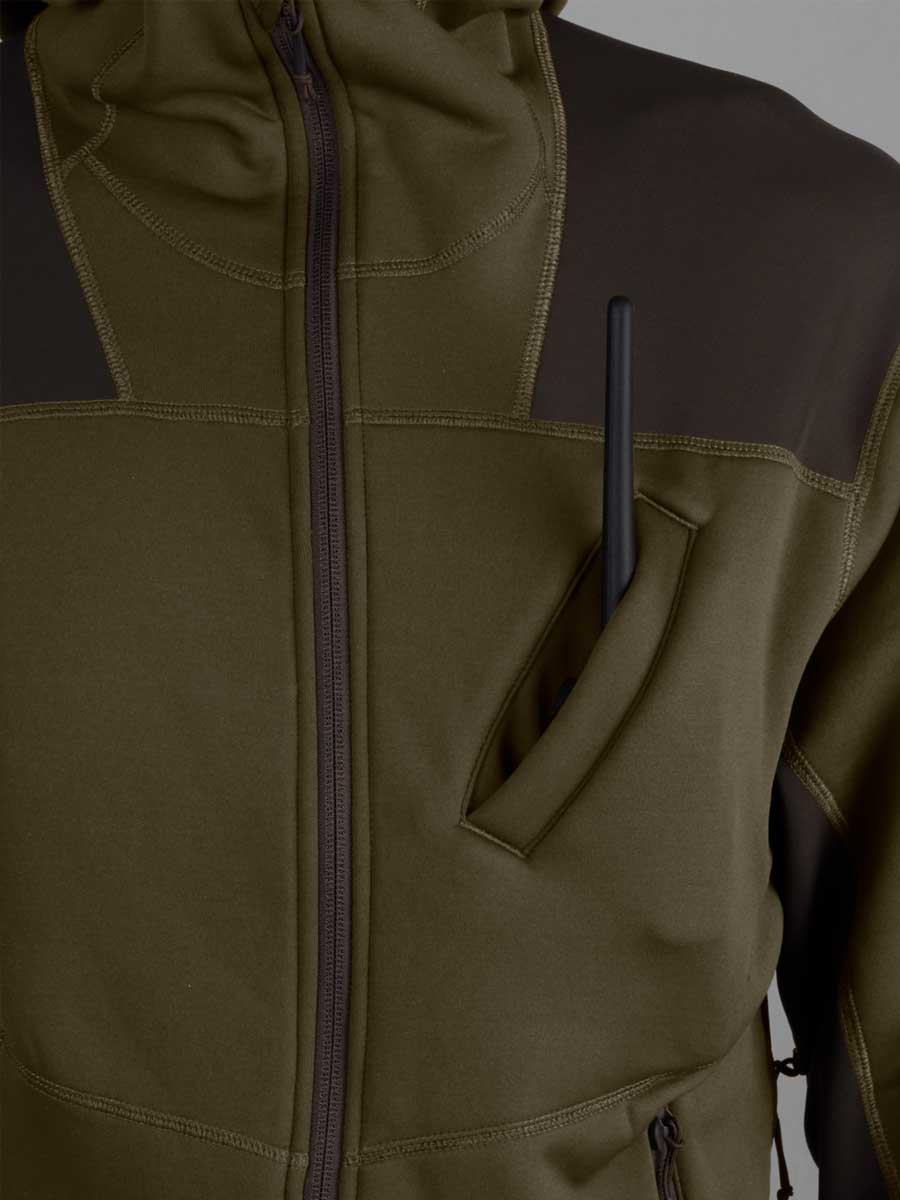 HARKILA Deer Stalker Fleece Hoodie - Mens - Willow Green - Image 5