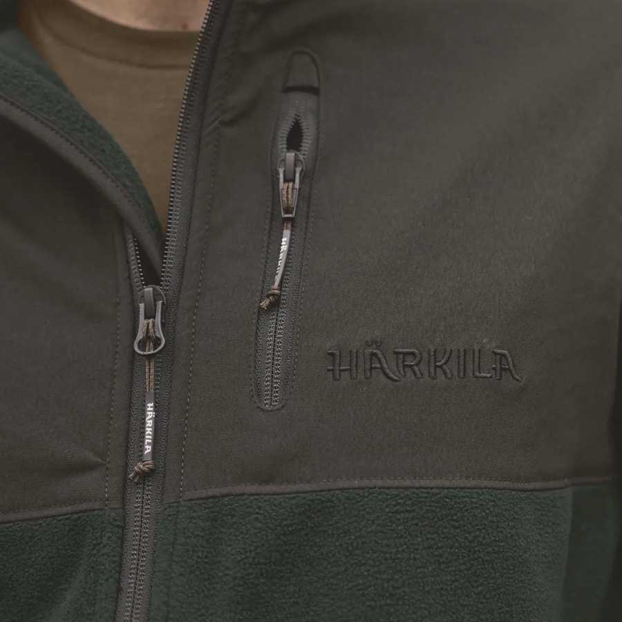 HARKILA Fjell Fleece Jacket - Mens - Jet Set / Meteorite - Image 4