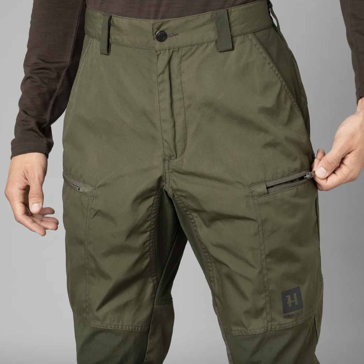 HARKILA Fjell Trousers - Mens - Forest Night / Rosin - Image 3