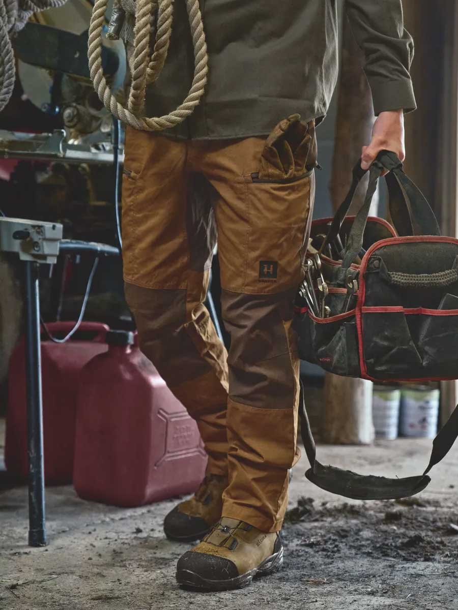 HARKILA Fjell Trousers - Mens - Rustique Clay / Brown - Image 2