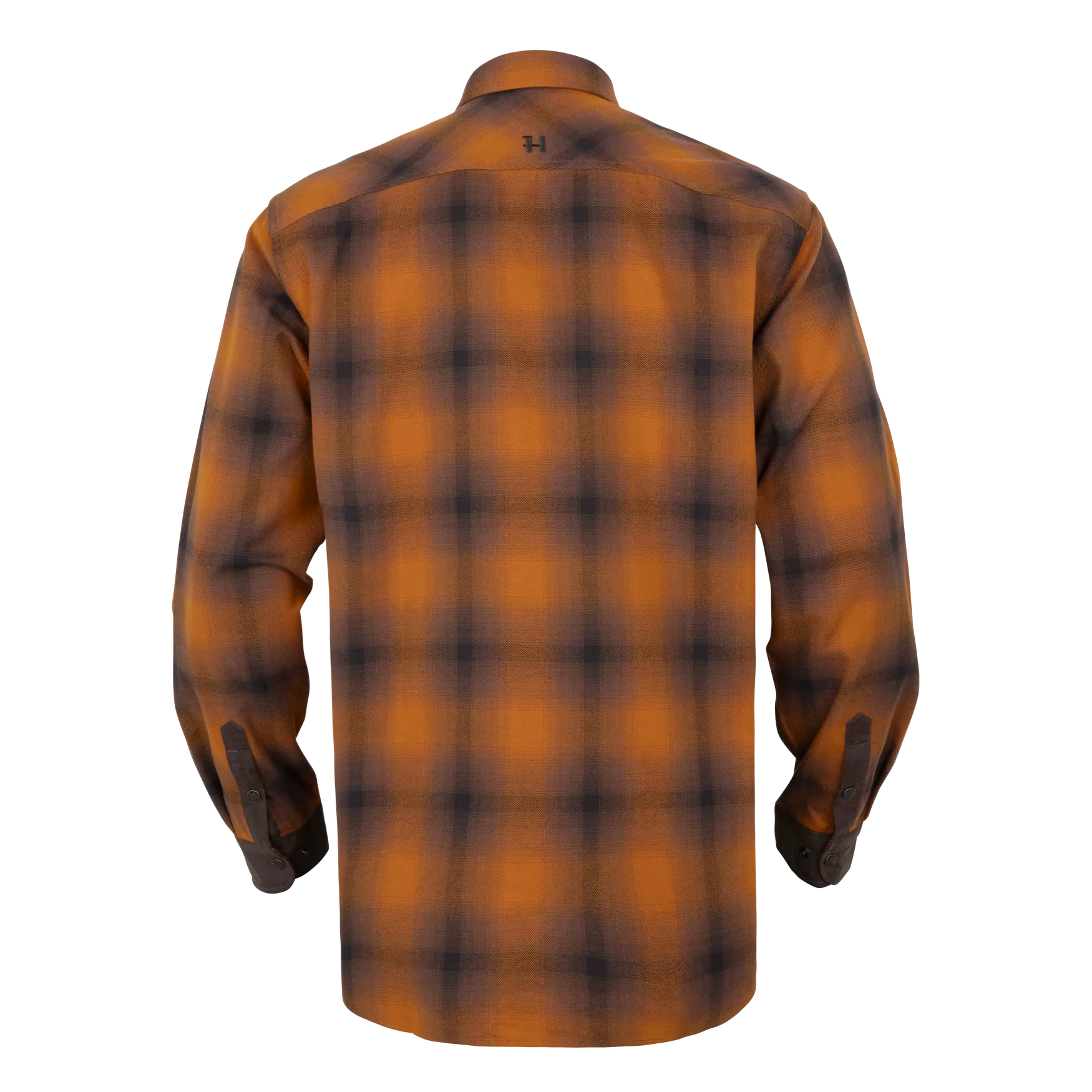 HARKILA Folke Long Sleeve Shirt - Mens - Maple Check - Image 3