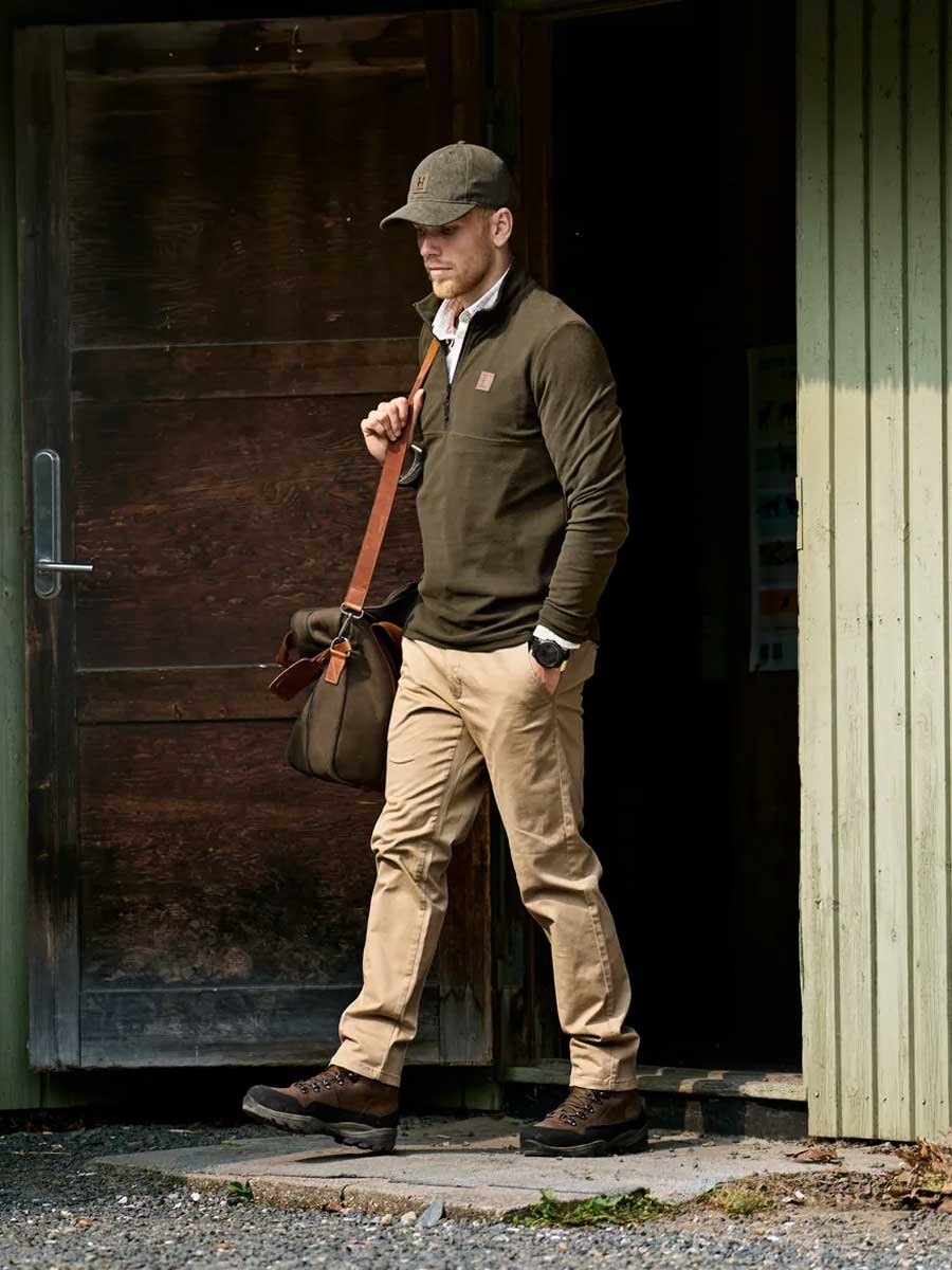 HARKILA Fyrr Fleece Pullover - Mens - Willow Green - Image 5
