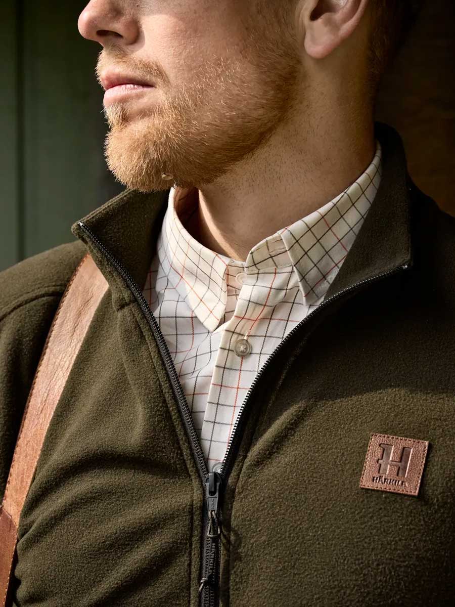 HARKILA Fyrr Fleece Pullover - Mens - Willow Green - Image 7
