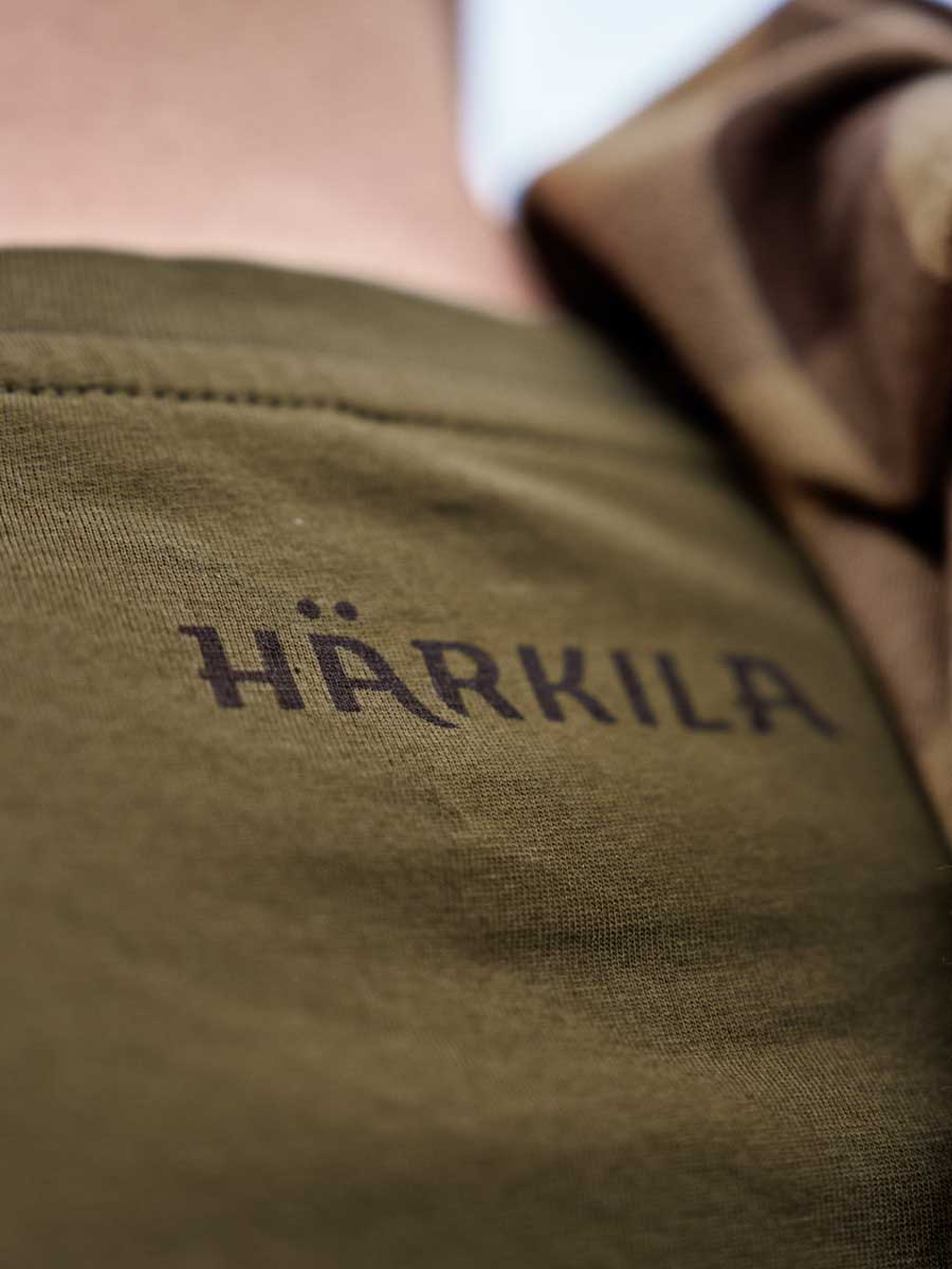 HARKILA H-Logo T-shirt - Mens - Dark Olive - Image 6