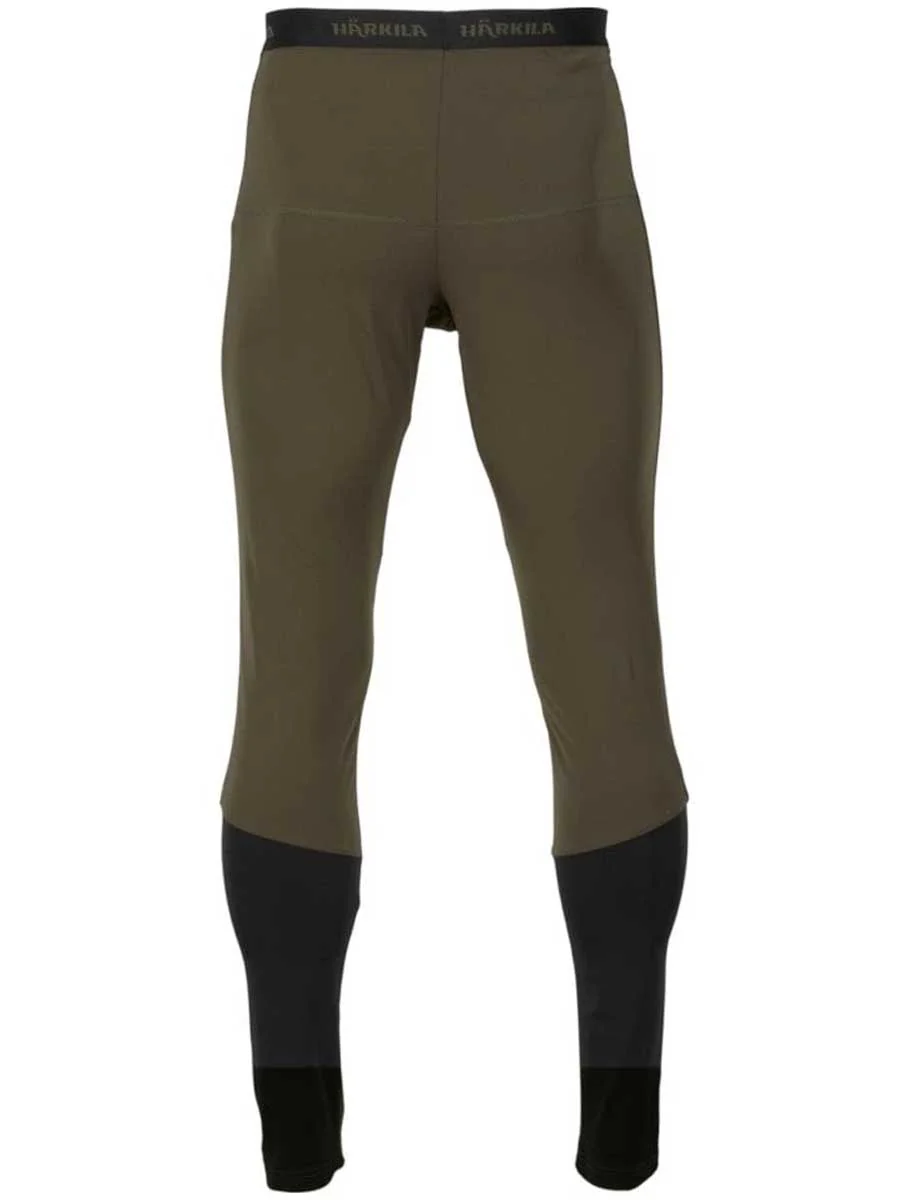 HARKILA Heat Control Long Johns - Mens - Willow Green & Black - Image 3