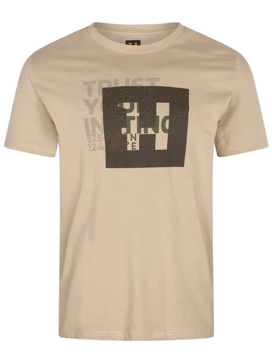 HARKILA Heim T-shirt - Mens - Pure Cashmere