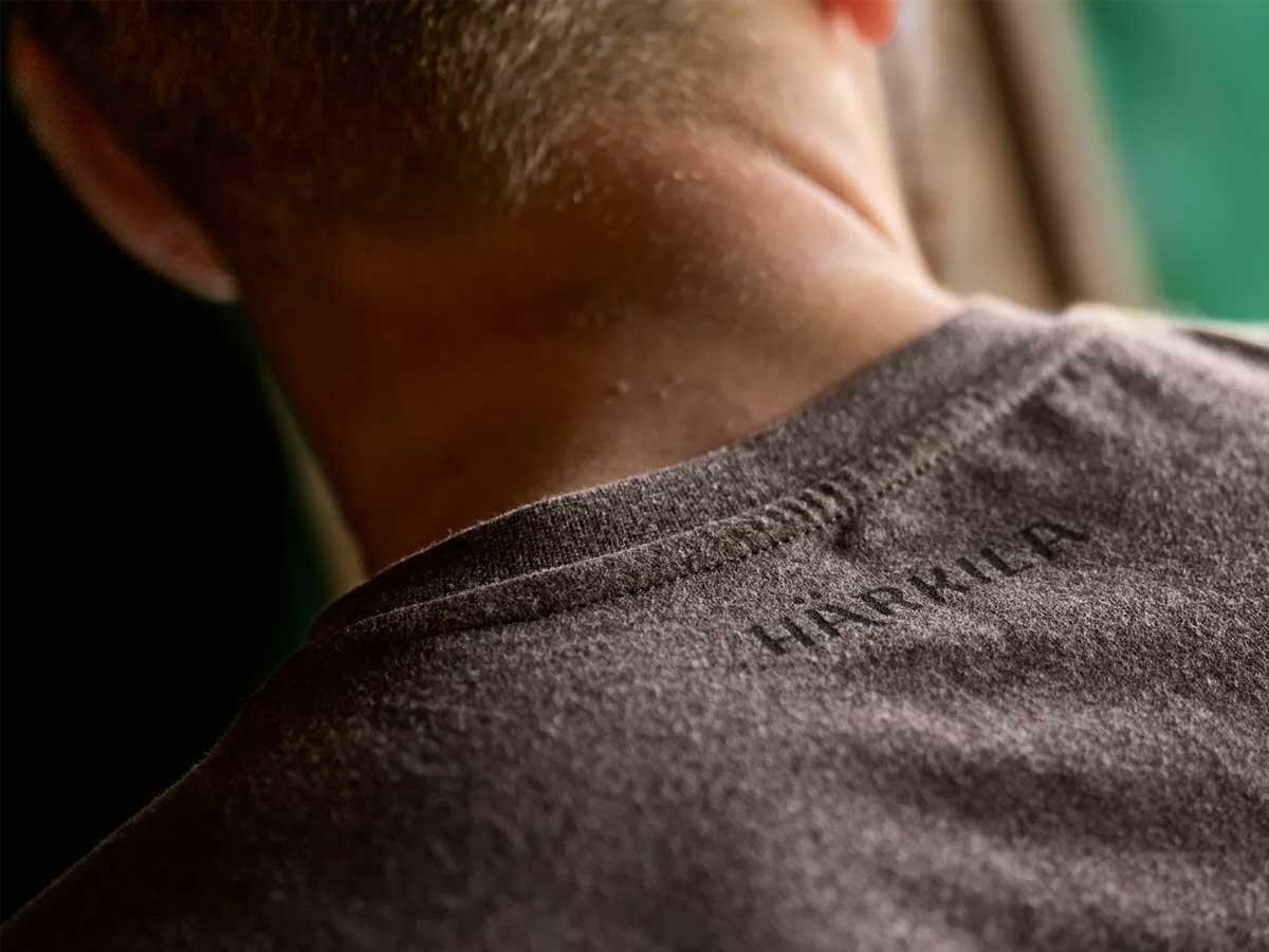 HARKILA Identity T-shirt - Mens - Brown Melange - Image 5