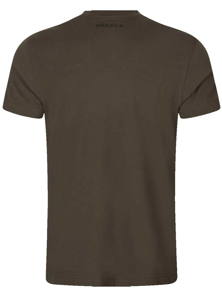 HARKILA Instinct T-shirt - Mens - Shadow-Brown - Image 3