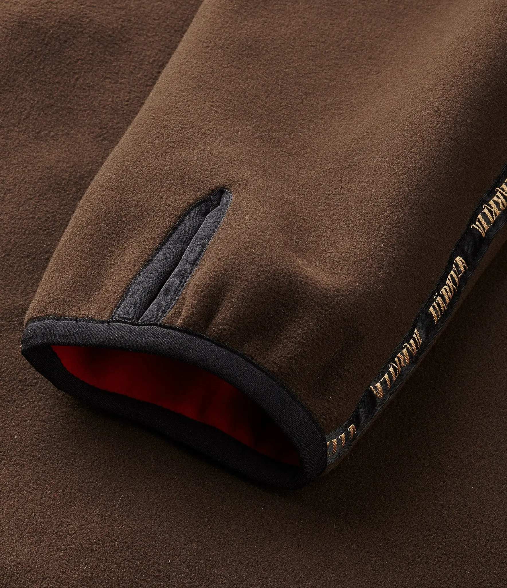 HARKILA Kamko Fleece - Mens Reversible Windstopper - Brown / Red - Image 4
