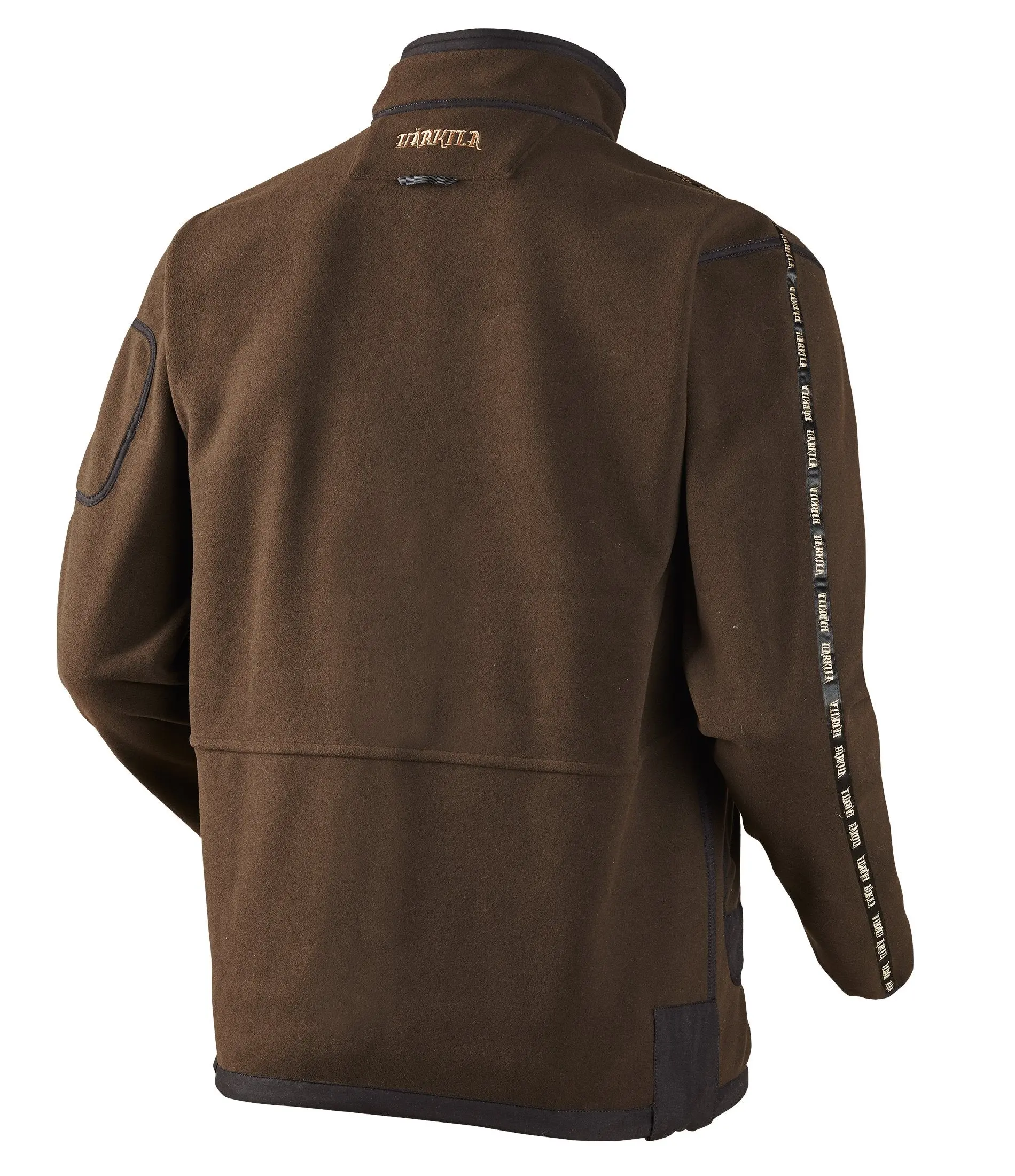 HARKILA Kamko Fleece - Mens Reversible Windstopper - Brown / Red - Image 7