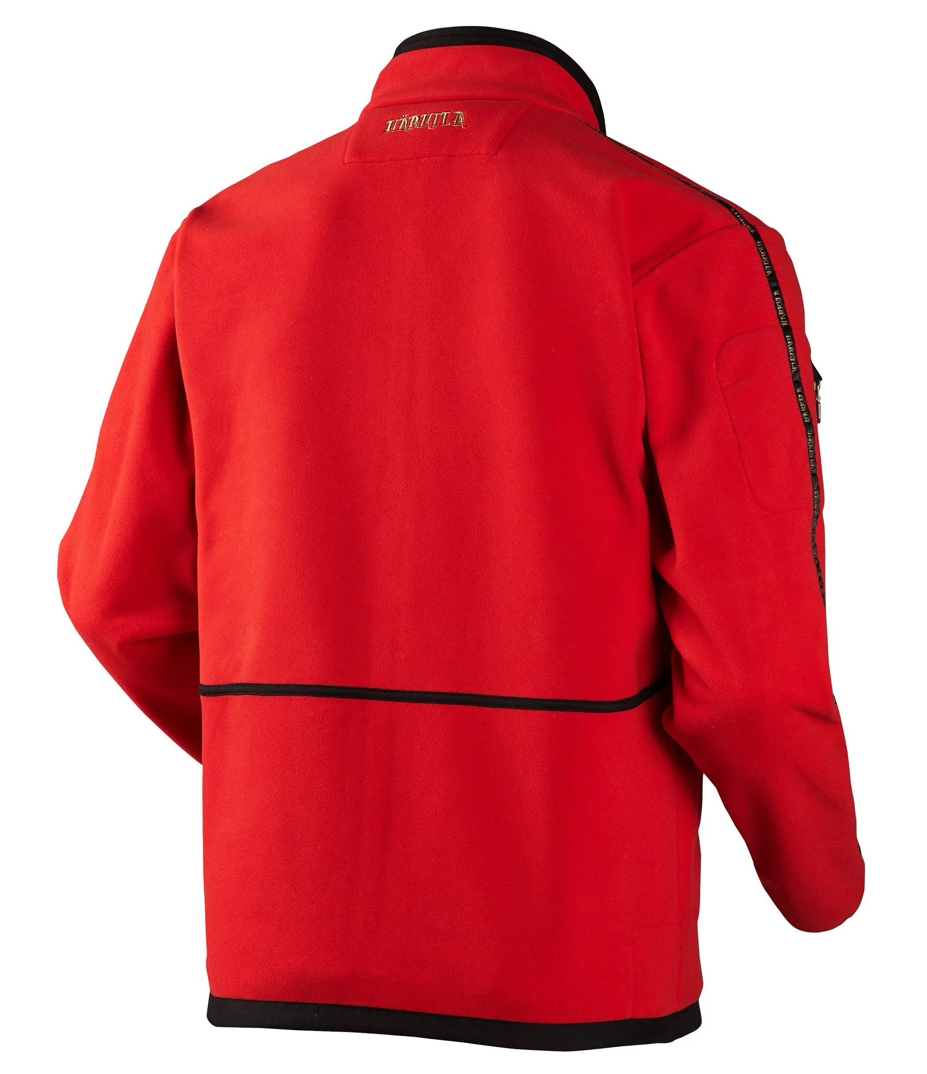 HARKILA Kamko Fleece - Mens Reversible Windstopper - Brown / Red - Image 8
