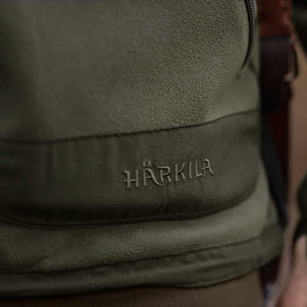 HARKILA Kamko Fleece - Mens Reversible Windstopper - Forest Night / Rustique Clay - Image 11