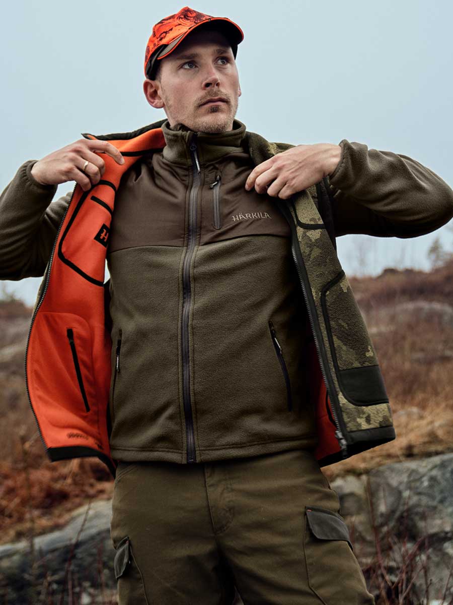 HARKILA Kamko Pro Edition Reversible Waistcoat - Mens - AXIS MSP Limited Edition/Orange - Image 3