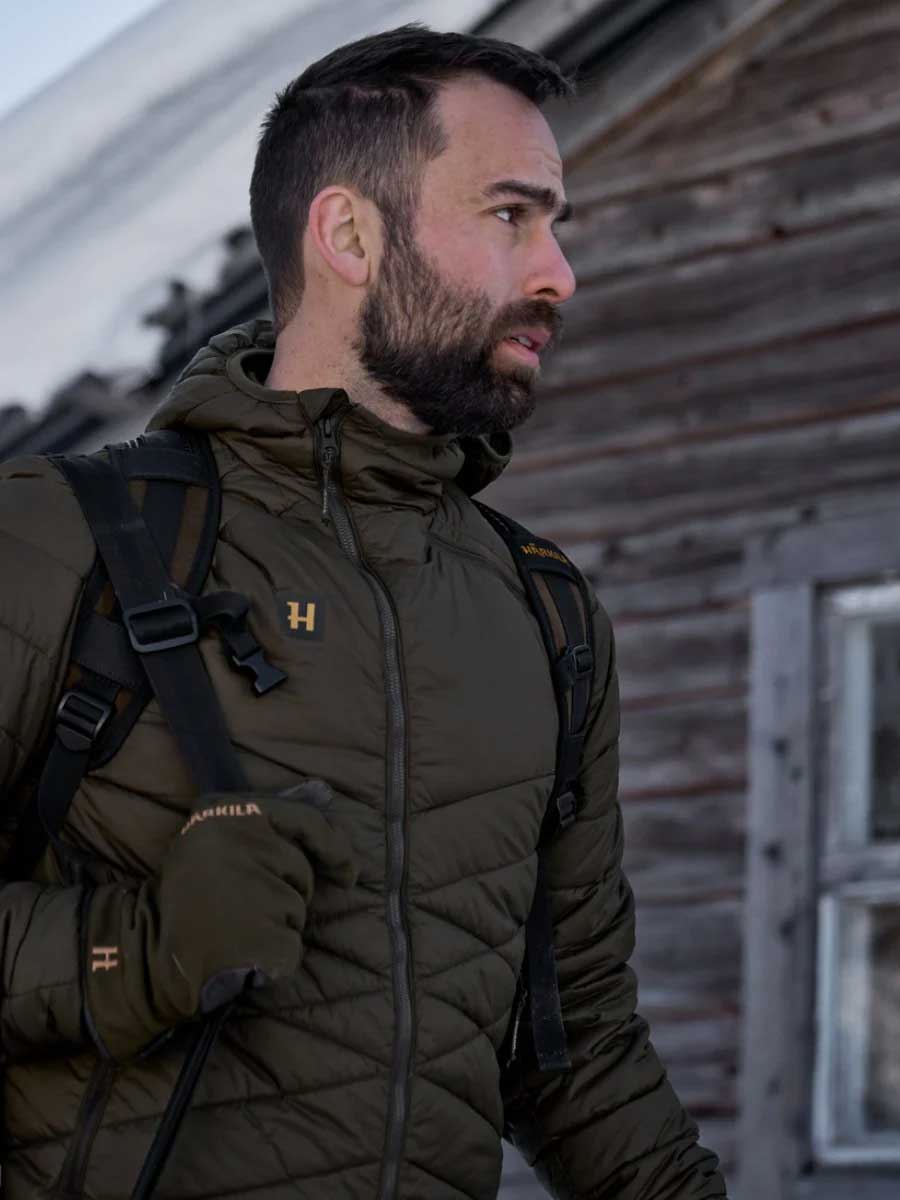 HARKILA Logmar Insulated Packable Hooded Jacket - Mens - Willow Green - Image 2