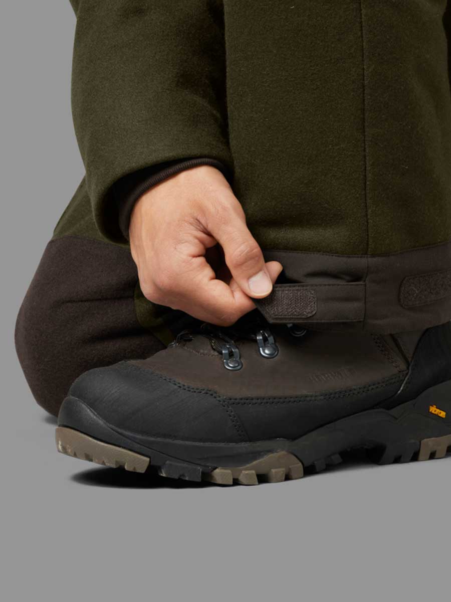 HARKILA Metso Winter Trousers - Mens - Willow Green / Shadow Brown - Image 3
