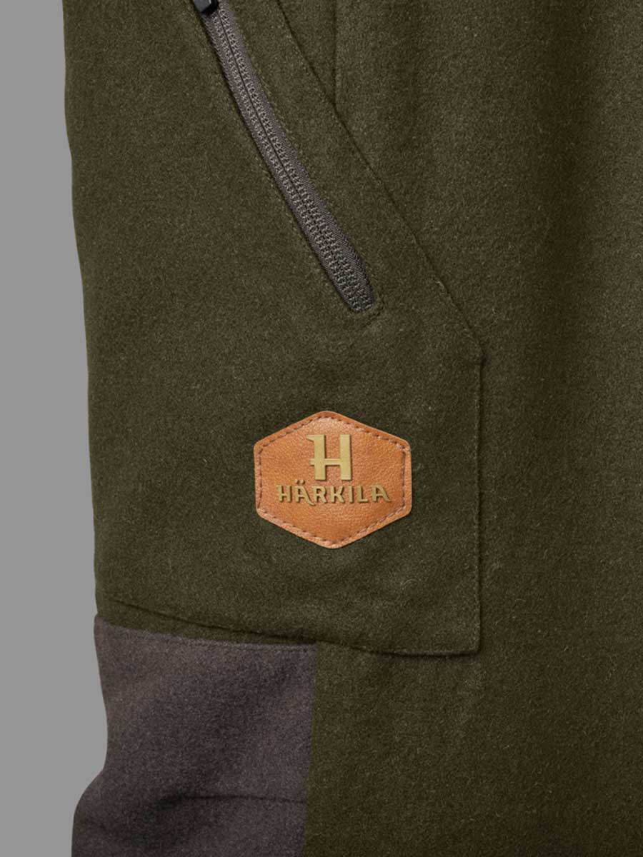 HARKILA Metso Winter Trousers - Mens - Willow Green / Shadow Brown - Image 5