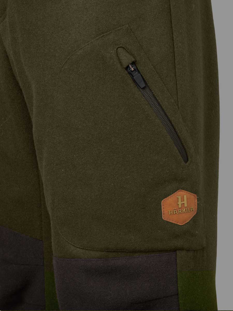 HARKILA Metso Winter Trousers - Mens - Willow Green / Shadow Brown - Image 8
