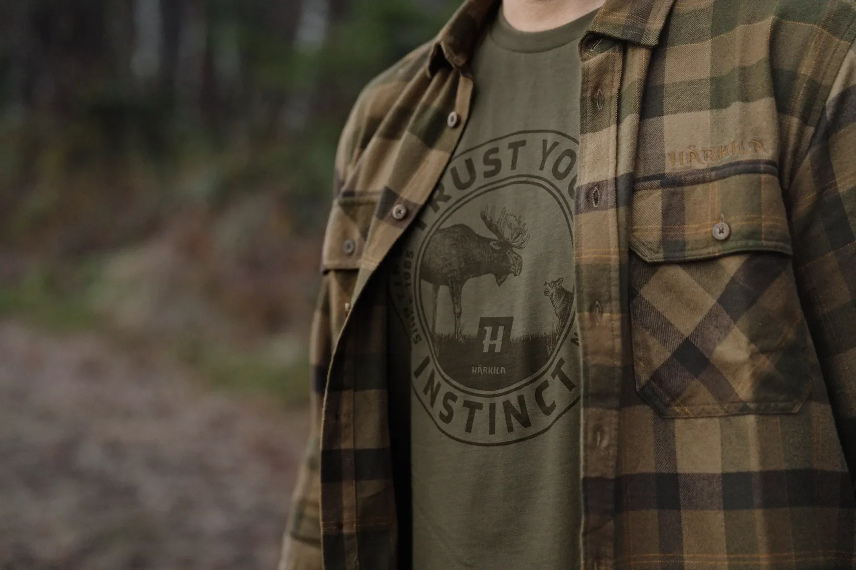 HARKILA Moose T-shirt - Mens - Tarmac - Image 5