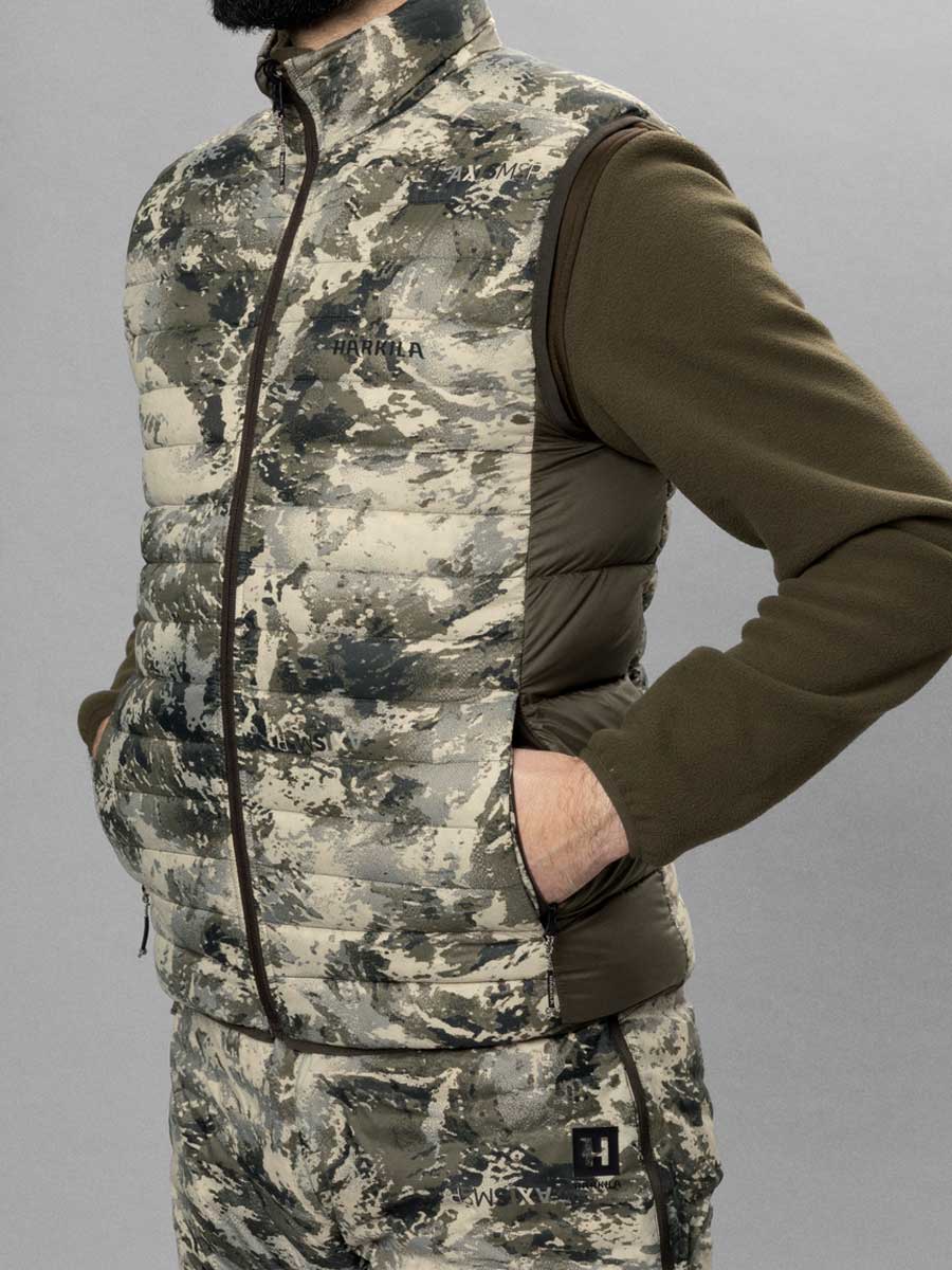 HARKILA Mountain Hunter Reversible Down Waistcoat - Mens - AXIS MSP Mountain - Image 6