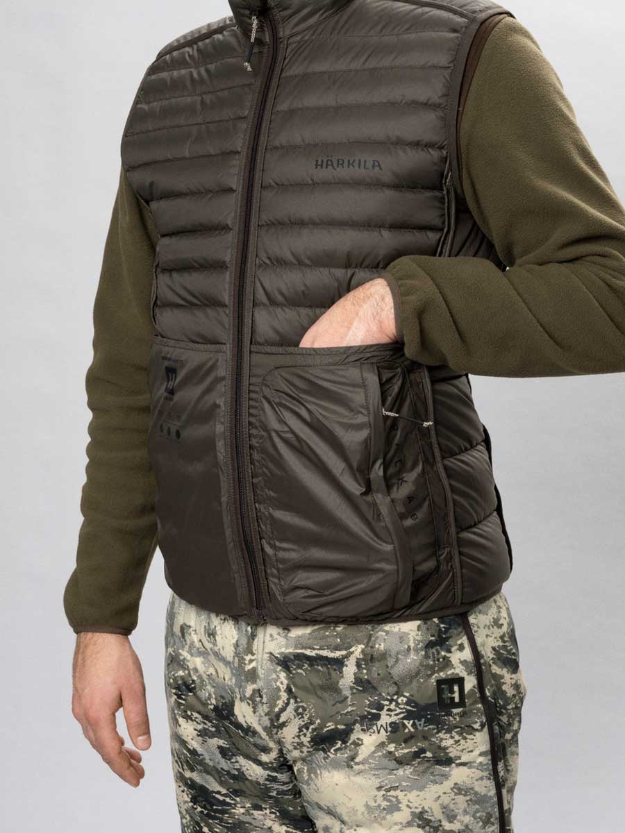 HARKILA Mountain Hunter Reversible Down Waistcoat - Mens - AXIS MSP Mountain - Image 8
