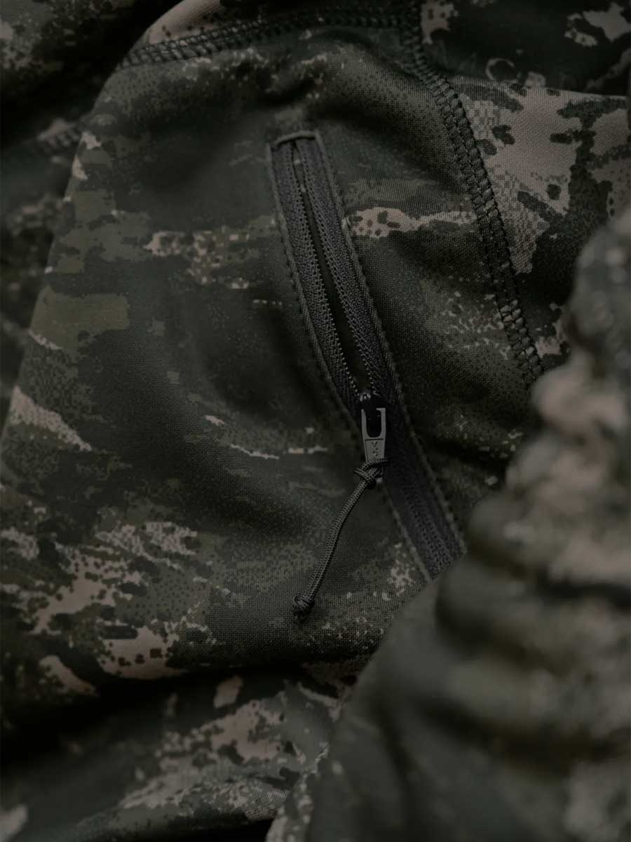HARKILA NOCTYX Camo Full Zip Fleece - Mens - AXIS MSP Black - Image 10