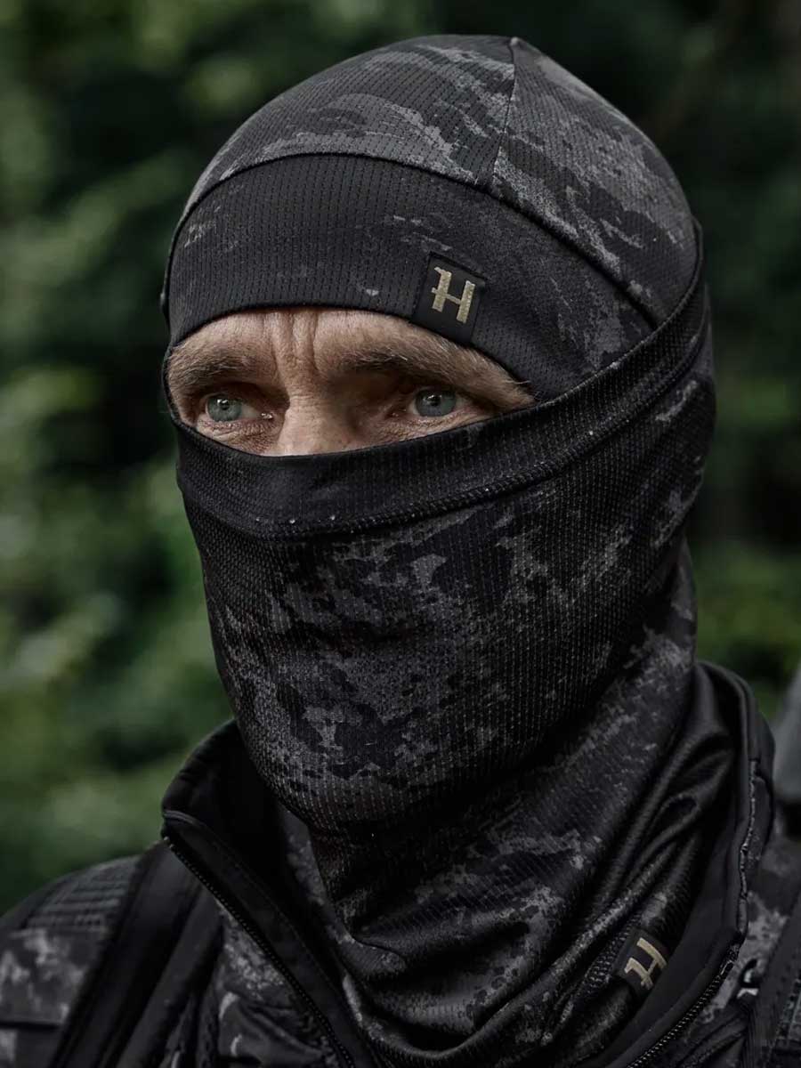 HARKILA NOCTYX Neck Gaiter - AXIS MSP Black Camo - Image 4