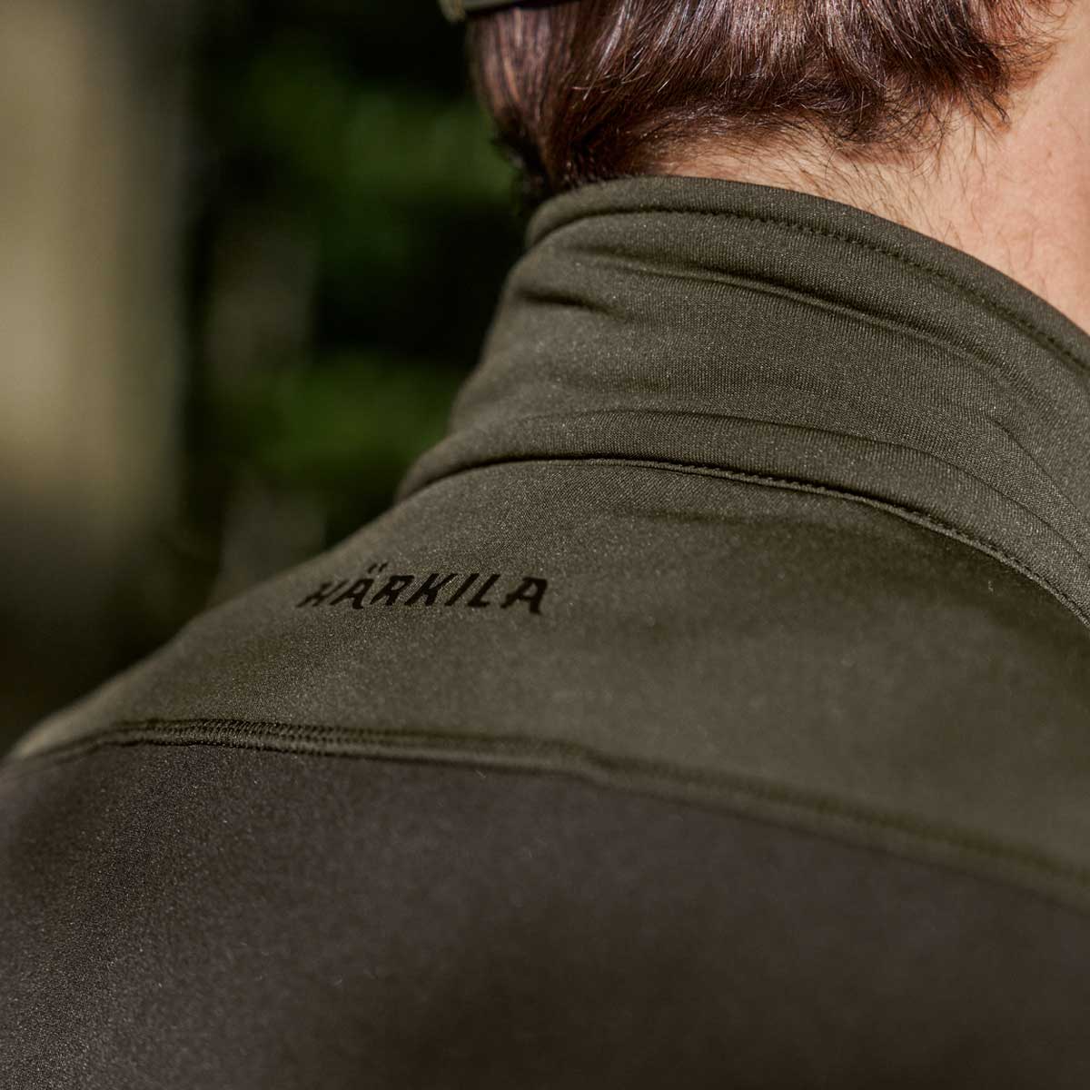 HARKILA Olaf Fleece Jacket - Mens - Shadow Brown / Forest Night - Image 2