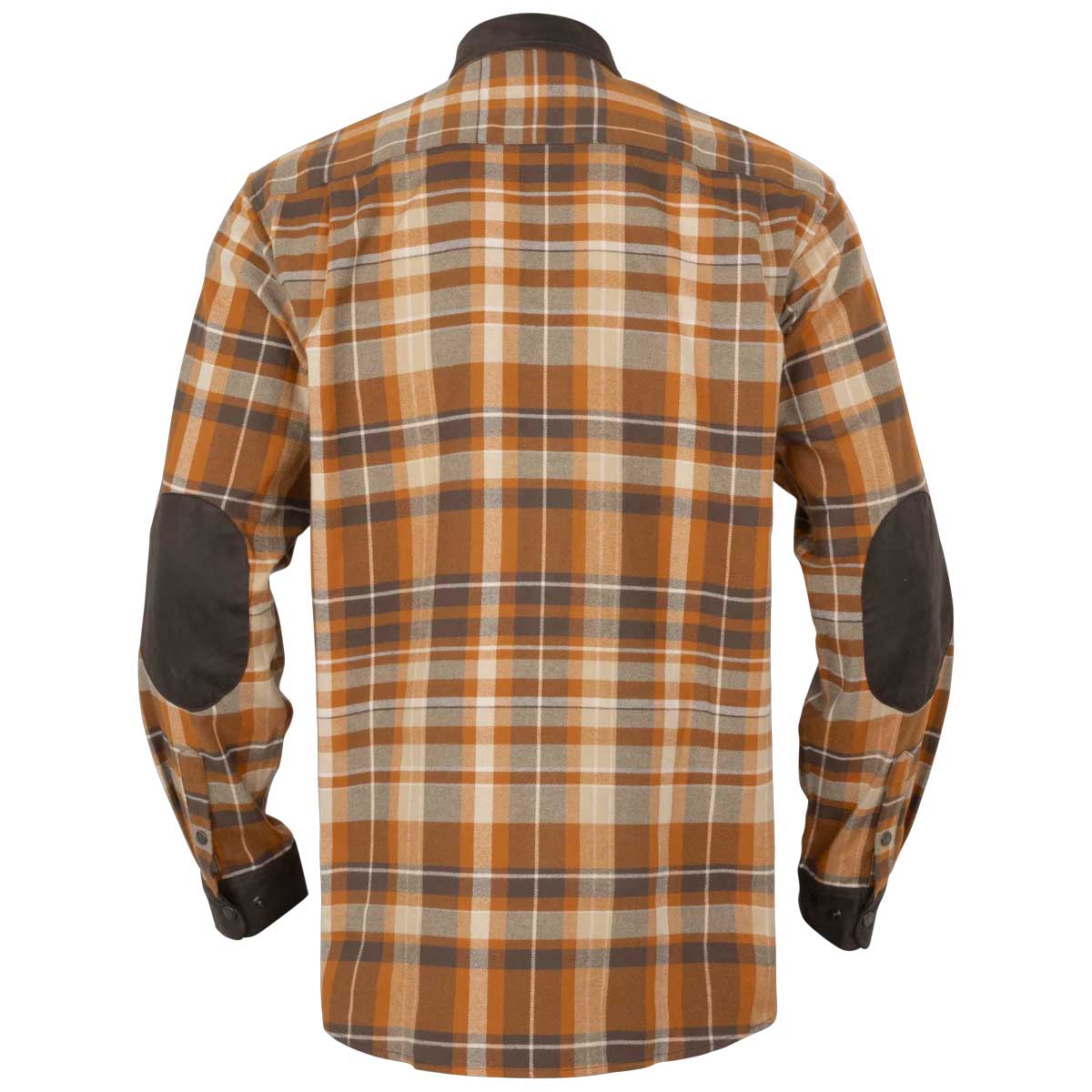HARKILA Pajala Shirt - Mens Brushed Cotton - Cornstalk Check - Image 4