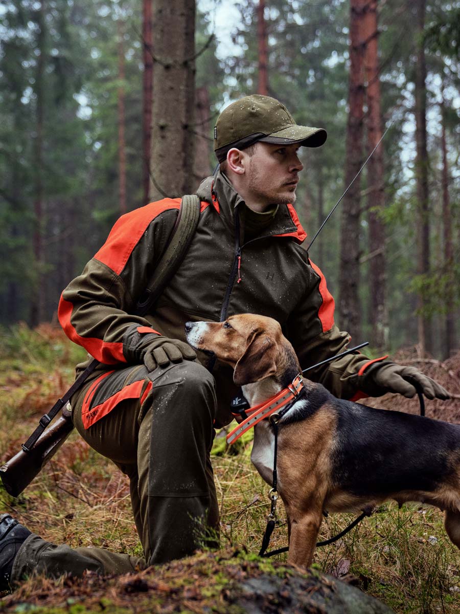 HARKILA Pro Hunter Dog Keeper GTX Jacket - Mens - Willow green & Orange - Image 2