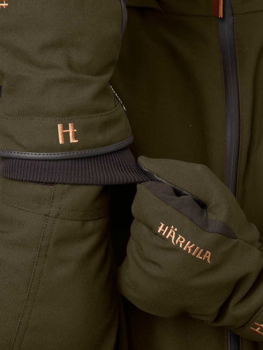 HARKILA Pro Hunter GTX Gloves - Hunting Green/Shadow Brown - Image 3