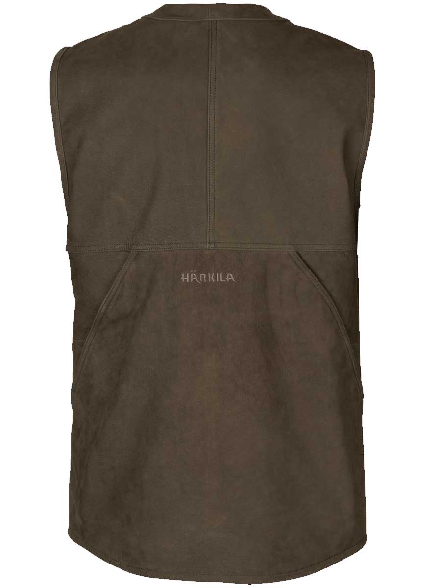 HARKILA Pro Hunter Leather Waistcoat - Mens - Willow Green - Image 7